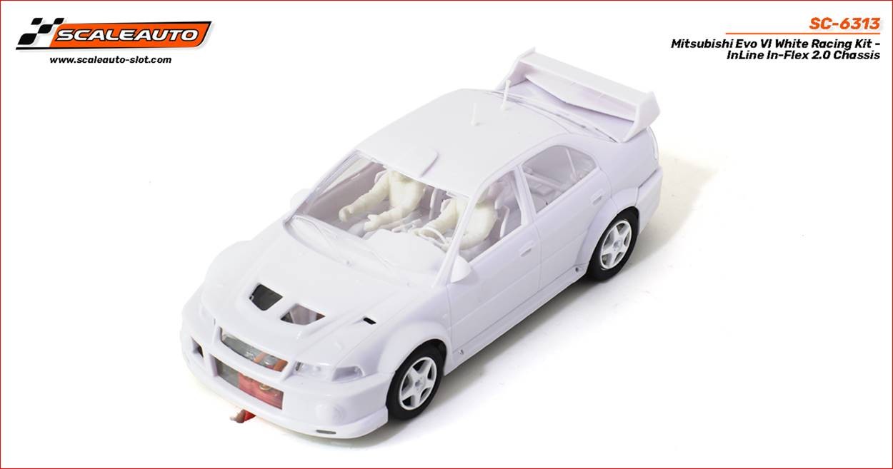 MITSUBISHI EVO VI WHITE RACING KIT - IN-LINE