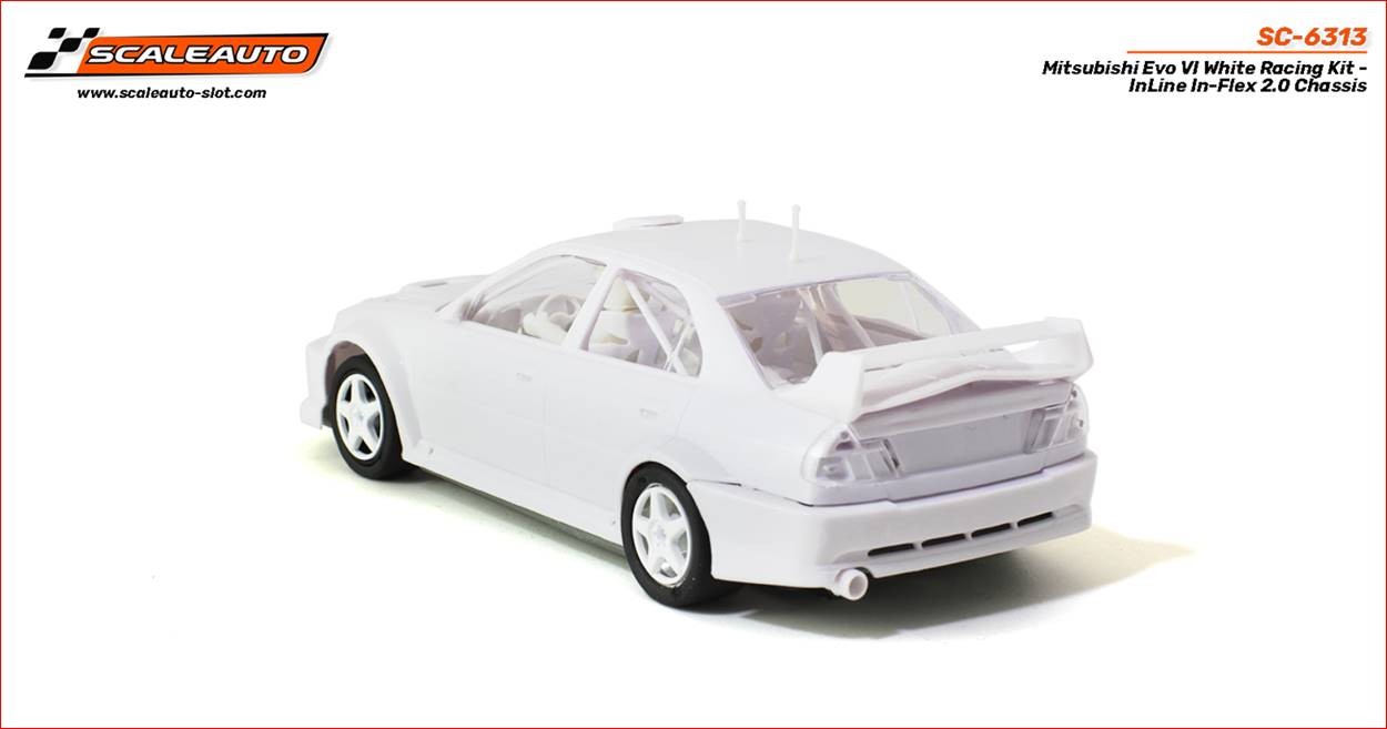 MITSUBISHI EVO VI WHITE RACING KIT - IN-LINE - Image 2