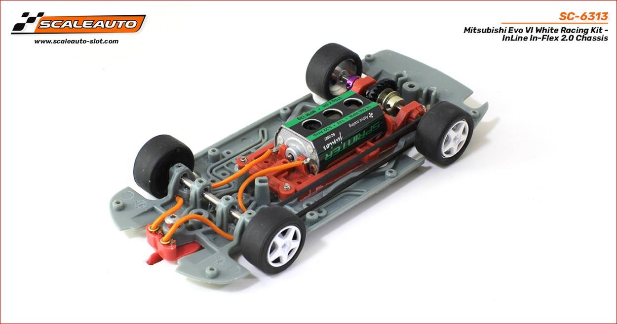 MITSUBISHI EVO VI WHITE RACING KIT - IN-LINE - Image 3