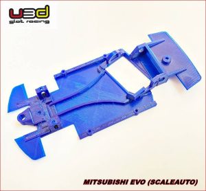 CHASIS 3D MITSUBISHI EVO (SCALEAUTO - ANGLEWINDER)