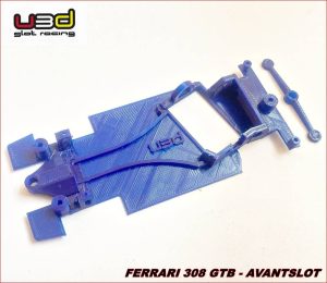CHASSIS 3D FERRARI 308 GTB (AVANTSLOT - ANGLEWINDER)