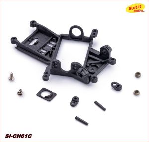 SOPORTE MOTOR AW OFFSET 0,0 mm. EVO-6 - CARBON FIBER