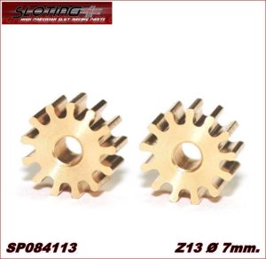 PINION 13d. BRASS Ø7mm.