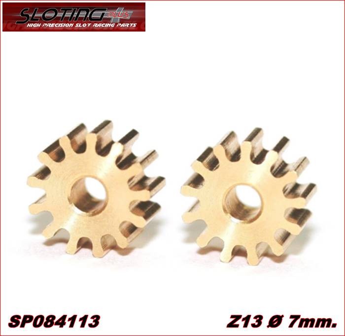 PINION 13d. BRASS Ø7mm.