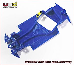CHASIS 3D CITROEN DS3 WRC (SCALEXTRIC - ANGLEWINDER)