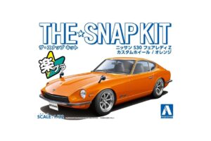 SNAP KIT 1/32 NISSAN S30 FAYRLADY Z CUSTOM WHEEL ORANGE