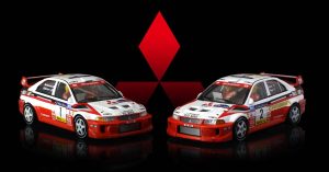MITSUBISHI EVO V- 1998 WORLD CAMPION TWIN PACK