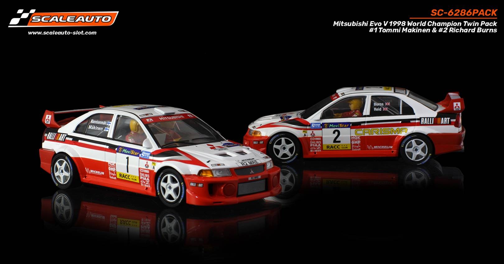 MITSUBISHI EVO V- 1998 WORLD CAMPION TWIN PACK - Image 2