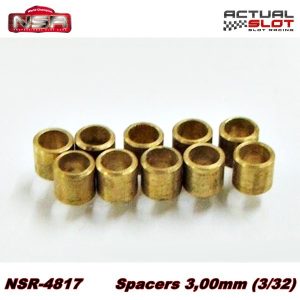 3/32 AXLE SPACERS - 3,00mm.