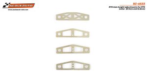 SEPARADORES RT4 EN ACERO PARA REGULAR ALTURA EJE TRASERO