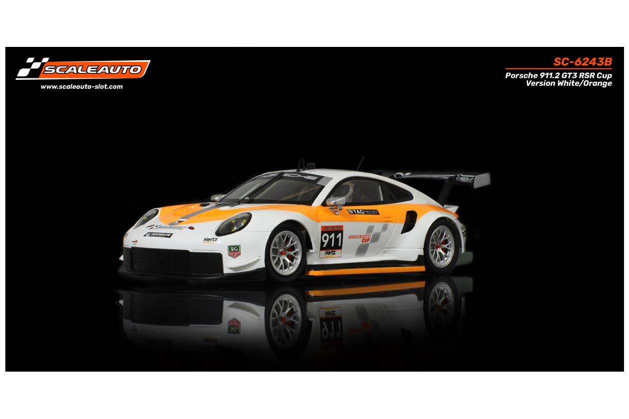 PORSCHE 911.2 GT3 RSR Cup Version White/Orange