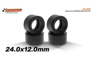 NEUMÁTICOS GOMA RT 24 x 12mm.  SLICK