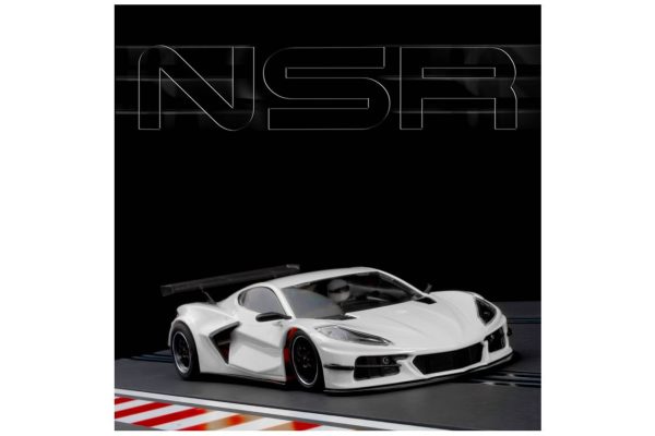 CORVETTE C8.R TEST CAR WHITE