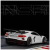 CORVETTE C8.R TEST CAR WHITE