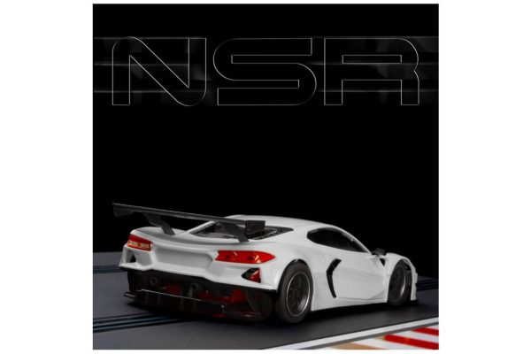 CORVETTE C8.R TEST CAR WHITE