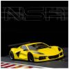 CORVETTE C8.R TEST CAR YELLOW