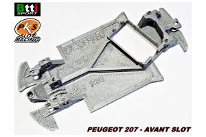 CHASIS 3D PEUGEOT 207 (AVANT SLOT - ANGLEWINDER)