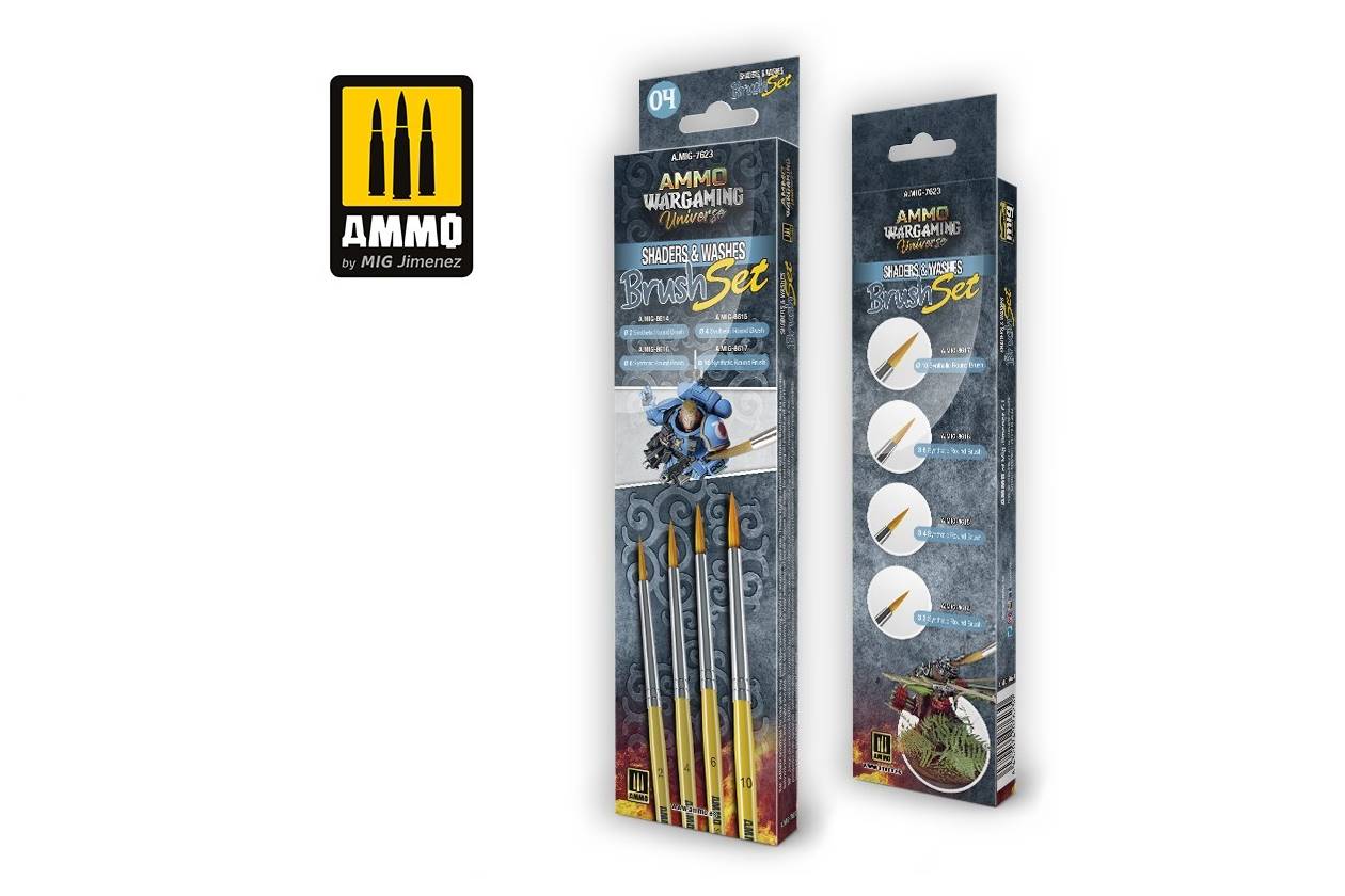 SET PINZELLS PER A RENTATS I SHADERS