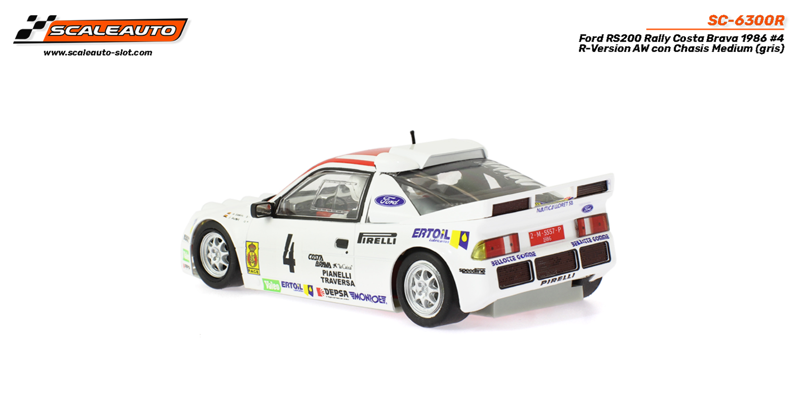 FORD RS 200 - RAL·LI COSTA BRAVA 1986 - R-VERSION - Imatge 2
