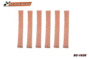 SUPERFINE BRAID 7cm. BRONZE - 3,5 X 0,2mm.