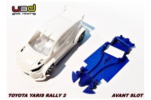 CHASIS 3D TOYOTA YARIS RALLY 2 (AVANT SLOT - ANGLEWINDER)