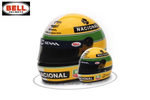 CASCO 1/2 - AYRTON SENNA 30 YEARS LEGACY BELL MINI HELMET