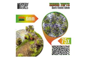 SELF-ADHESIVE SHRUBS 6mm - Dark Violet