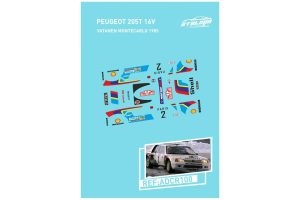 CALCAS 1/32 PEUGEOT 205 T16 EVO1 (RALLY MONTE CARLO 1985)