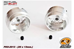 LLANTA PKS ALUMINIO 20 x 13mm. (1/24)