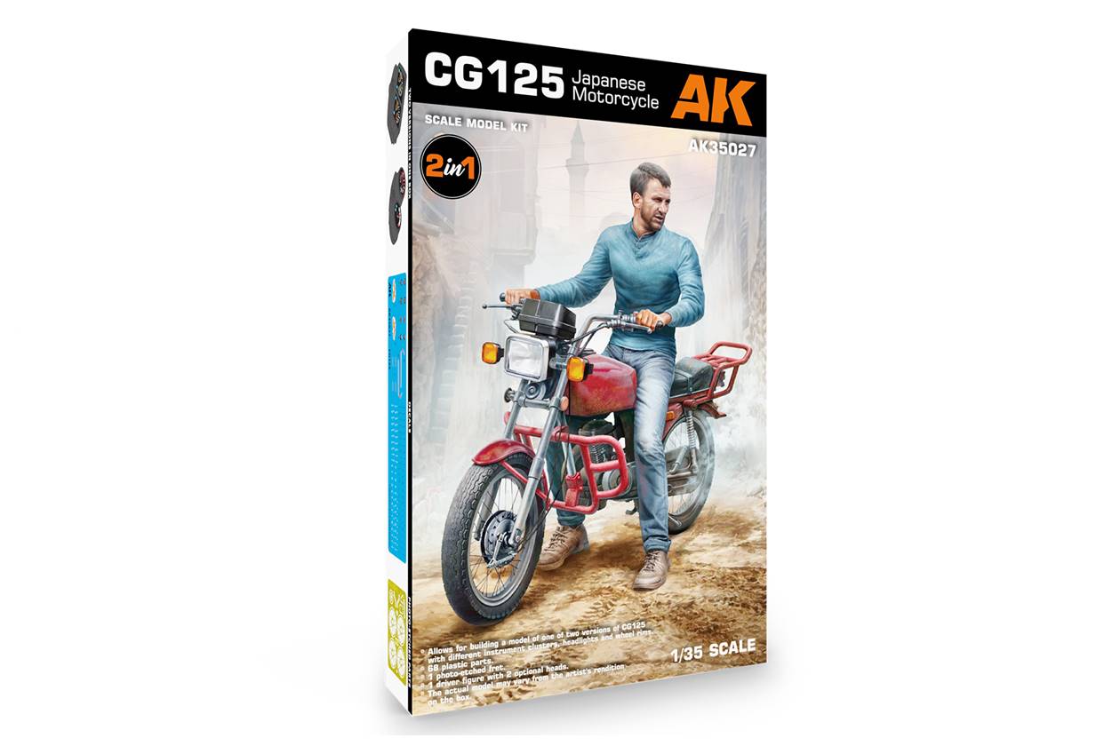 CG125 JAPANESE MOTORCYCLE 1/35