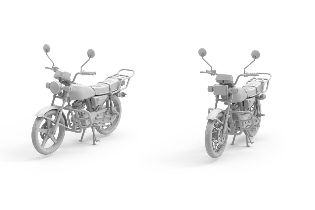 CG125 JAPANESE MOTORCYCLE 1/35 - Image 2