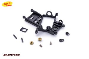 SOPORTE MOTOR ANGLEWINDER Offset 0,5mm. EVO-6 FIBRA CARBONO