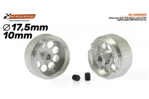 ALLUMINIUM WHEELS 17,5 x 10mm. LIGHTWEIGHT