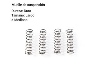 SUSPENSION SPRING HARDNESS - LONG - MEDIUM Ø