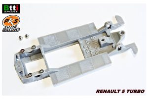 CHASIS 3D RENAULT 5 TURBO (SCALEXTRIC - IN-LINE)