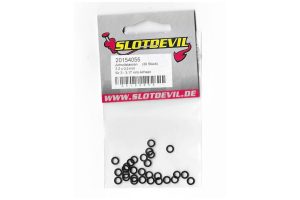 SEPARADORES EJE DE 3mm. EN PLASTICO 0,5mm.