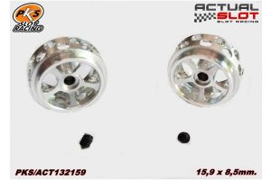 LLANTA PKS OSONA ALUMINIO 15,9 x 8,5mm. (1/32)