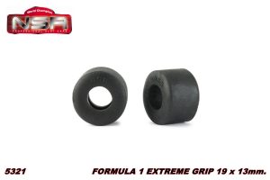 NEUMATICOS TRASEROS EXTREM GRIP FORMULA 1 - 19X13mm.