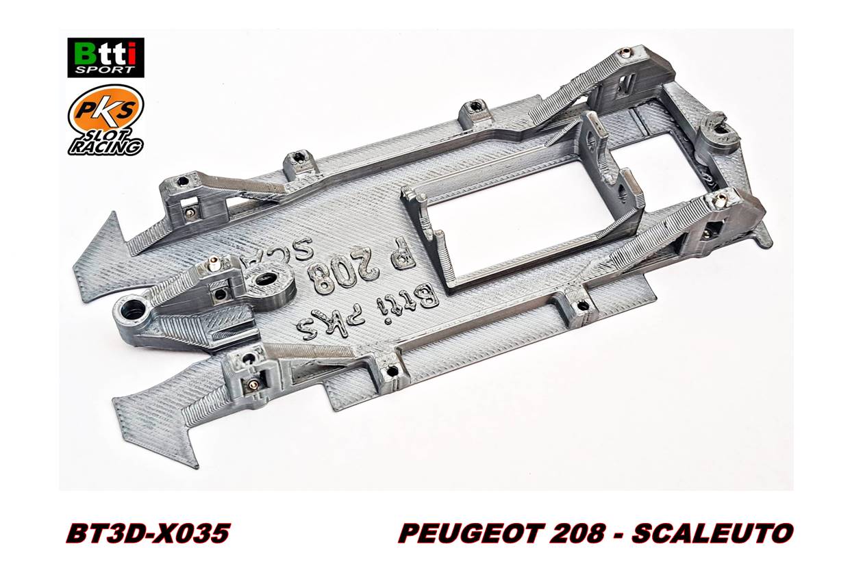CHASIS 3D PEUGEOT 208 PRO (SCALEAUTO - IN-LINE)