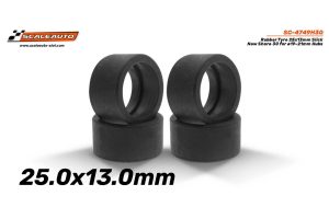 NEUMATICOS GOMA 25 x 13mm. SLICKS NEW SHORE 30