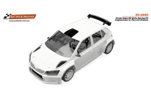 SKODA FABIA R5 WHITE RACING KIT - ANGLEWINDER