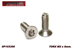 20 X TORNILLOS TORX CONICOS M2x6mm