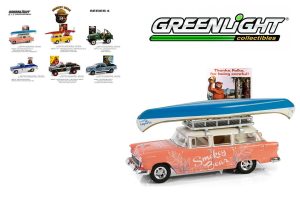 1955 CHEVROLET TWO-TEN TOWNSMAN W/ROOF RACK & CANOE