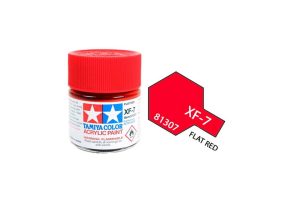 XF-7 TAMIYA PAINT FLAT RED 10ml.