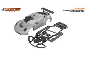 CHASIS 3DP PORSCHE 992 GT3 DE SCALEAUTO PARA SOPORTE MOTOR RT4