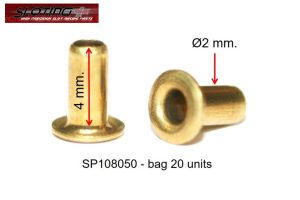 TERMINAL PARA CABLE ELECTRICO Ø2 x 4 mm.