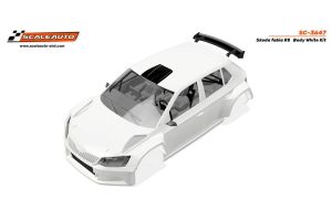 SKODA FABIA R5 -  WHITE BODY KIT