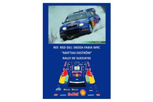 CALCAS 1/32 SKODA FABIA WRC - RALLYE DE SUECIA 2005