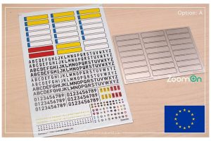 CALCAS PLACAS DE MATRICULAS EUROPEAS (A)