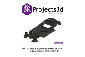 CHASIS ANGULAR BK26 MAX ATTACK COMPATIBLE CON SUBARU WRC SCALEAUTO